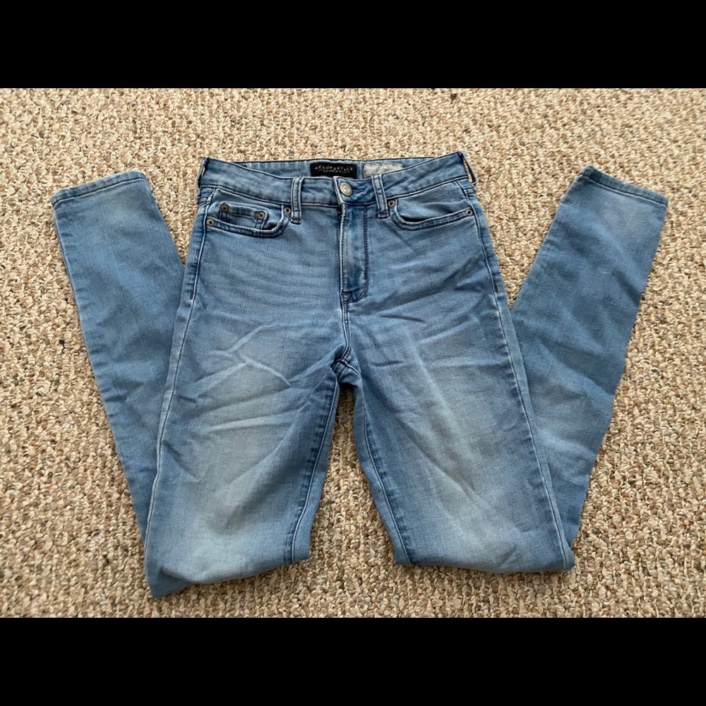 Aeropostale High Waisted Jeggings 2 LONG